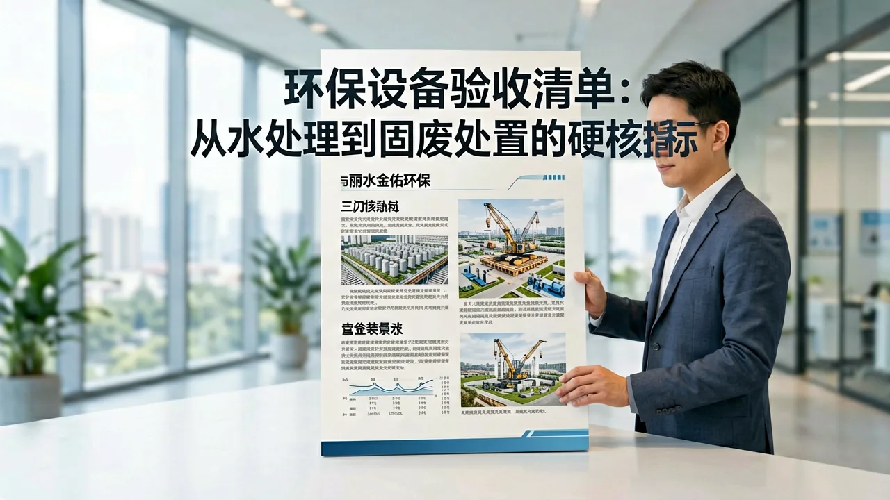 环保设备验收清单:从水处理到固废处置的硬核指标